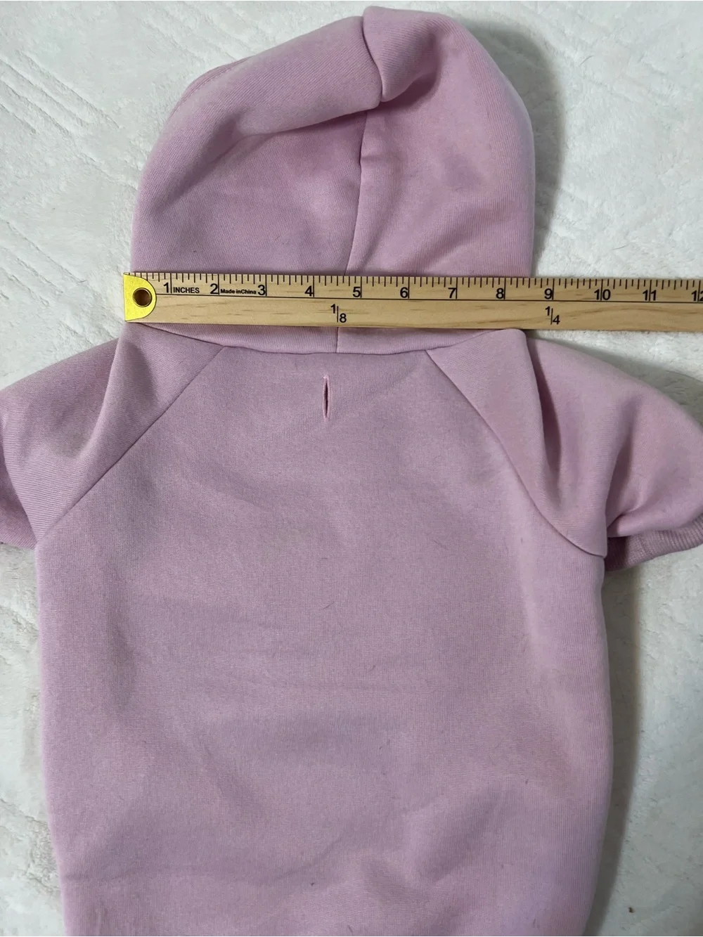 BAOBICUTE Lavender Hooded Dog Sweatshirt with Front Pocket